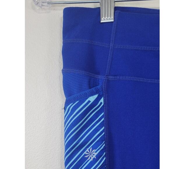 Athleta Leggings Womens Medium Ankle Side Pockets Athletic Sporty Workout Pants - Picture 7 of 12